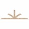Ekena Millwork Richland Smooth Timber Gable Bracket, Douglas Fir, 72"W x 24"H x 3 1/2"D x 3 1/2"F, 8/12 Pitch GBW072X24X0404RIC00SDF - alternate 1